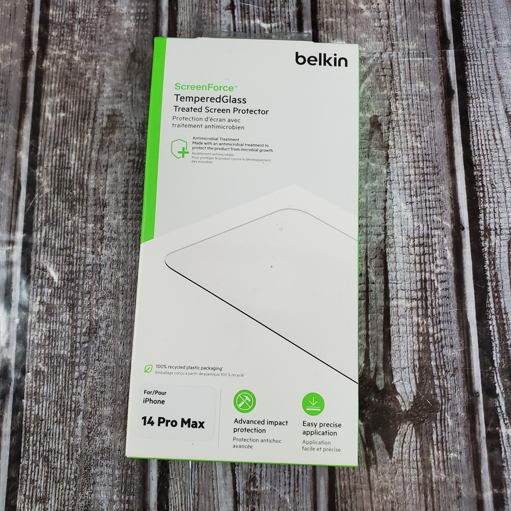 Belkin ScreenForce Treated Tempered Glass Screen Protector For iPhone 14 Pro Max